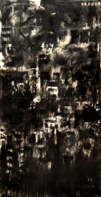 Aysha Sidika, Construction of Truth II, 24 x 48 Inch, Acrylic on Canvas, Abstract Painting, AC-AYSD-005